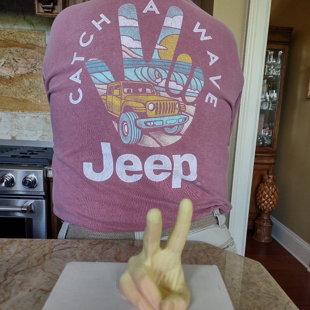 Jeep Drivers' Wave for Dashboard or Desk